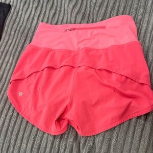 Lululemon Athletica Coral Athletic Shorts